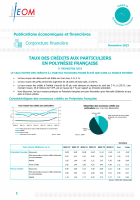 Taux des crédits aux particuliers en Polynésie française au 3e trimestre 2023