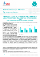 IMPACT DE LA CRISE DE LA COVID-19 SUR L'ÉPARGNE ET L'ENDETTEMENT DES MÉNAGES ET DES ENTREPRISES à fin décembre 2020