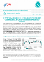 IMPACT DE LA CRISE DE LA COVID-19 SUR L'ÉPARGNE ET L'ENDETTEMENT DES MÉNAGES ET DES ENTREPRISES à fin septembre 2020