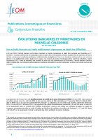 Évolutions bancaires et monétaires en Nouvelle-Calédonie au 30 juin 2021