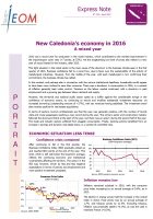 New Caledonia's economy in 2016 