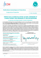 IMPACT DE LA CRISE DE LA COVID-19 SUR L'ÉPARGNE ET L'ENDETTEMENT DES MÉNAGES ET DES ENTREPRISES à fin mars 2021