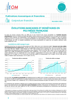 Évolutions bancaires et monétaires en Polynésie française au 30 juin 2021