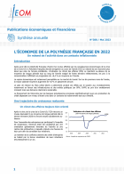 L'économie de la Polynésie française en 2022