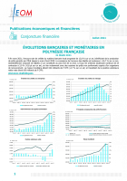 Évolutions bancaires et monétaires en Polynésie française au 31 mars 2021