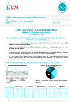 Taux des crédits aux entreprises au 4e trimestre 2019