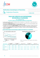 Taux des crédits aux entreprises 2e trimestre 2022
