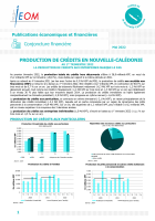 Production de crédits 1er trimestre 2022