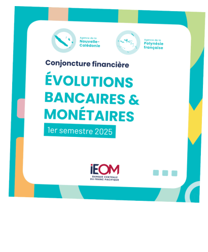 Les évolutions bancaires et monétaires en Nouvelle-Calédonie et Polynésie française au 1er semestre 2025 !