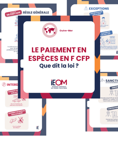 L'IEOM vous rappelle les règles relatives au paiement en espèces !